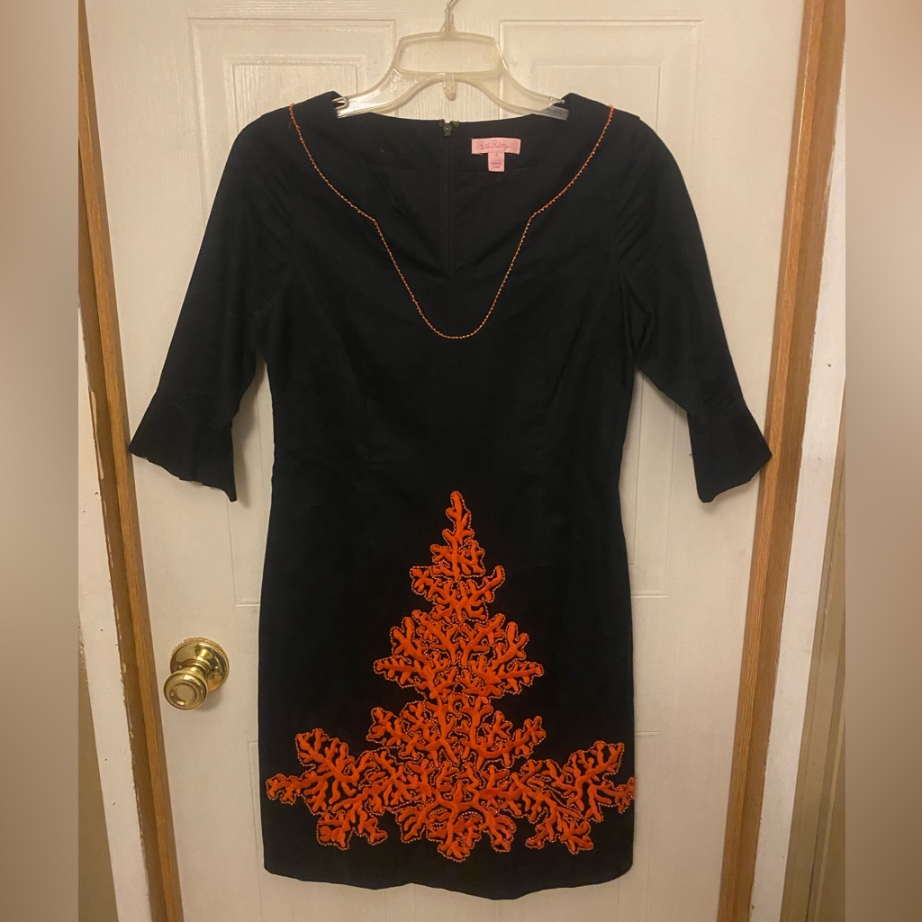 Lilly Pulitzer Black Shailene Shift Dress